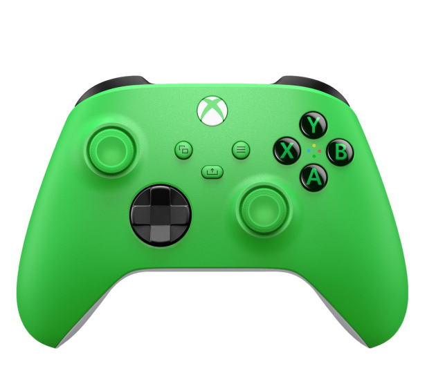 Bezprzewodowy kontroler MICROSOFT XBOX Zielony Velocity Green - 1124830 - zdjęcie